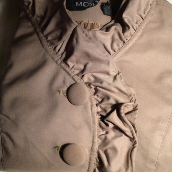 🎁 Tan RUFFLE COAT - Picture 8 of 15